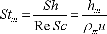 质量斯坦顿数St计算公式(3)